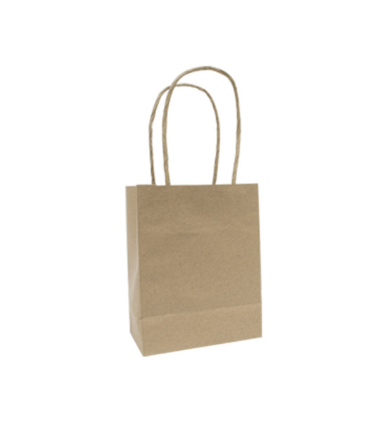 Bolsas de Regalo de Papel, Tam. Large, 26.2 cm x 32.6 cm, Kraft, 1 Und.